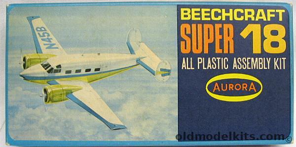 Aurora 1/88 Beechcraft Super 18, 284 plastic model kit